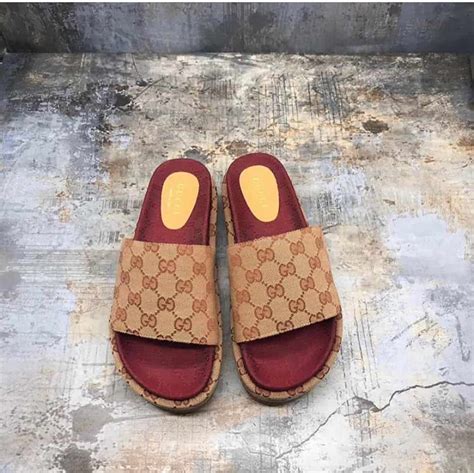 gucci slides on wide feet|Gucci slides outlet.